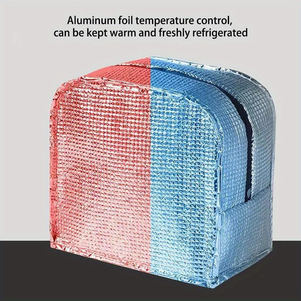 2pcs Insulated Lunch Bags Ice Cooler Food Storage Outdoor Travel
