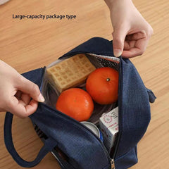 2pcs Insulated Lunch Bags Ice Cooler Food Storage Outdoor Travel