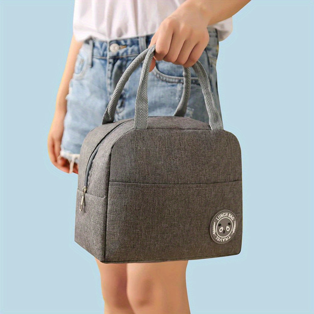 2pcs Insulated Lunch Bags Ice Cooler Food Storage Outdoor Travel