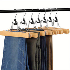 Wooden Wardrobe Hanger For Skirts And Pants