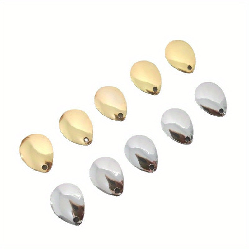 20pcs Spinner Blades Nickel Plaice Fishing Accessories