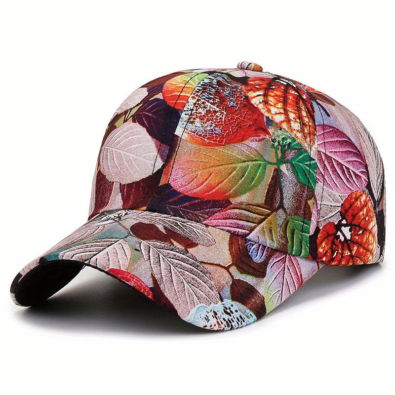 Flower Tree Pattern Baseball Cap Sun Hat
