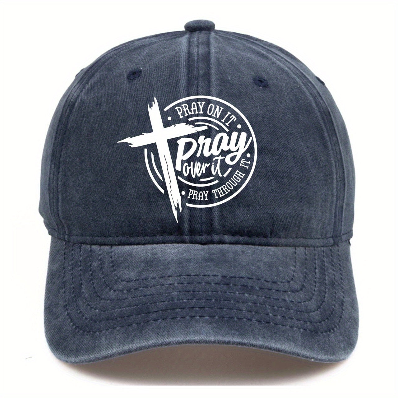Adjustable Distressed Dad Hat For Fishing Mountaineering