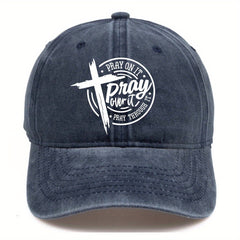 Adjustable Distressed Dad Hat For Fishing Mountaineering