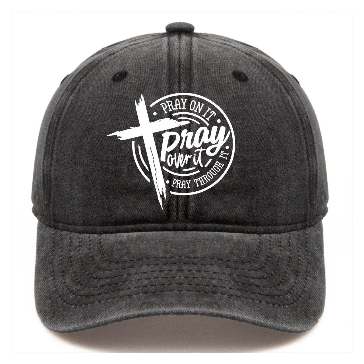 Adjustable Distressed Dad Hat For Fishing Mountaineering