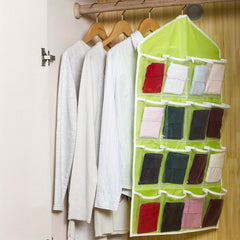 Grids Hanging Underwear Bag Space Saving Organizer