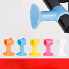 5pcs Silicone Door Stopper Anti-collision Pad for Toilet Bathroom Window