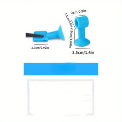 5pcs Silicone Door Stopper Anti-collision Pad for Toilet Bathroom Window