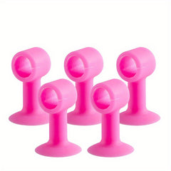 5pcs Silicone Door Stopper Anti-collision Pad for Toilet Bathroom Window