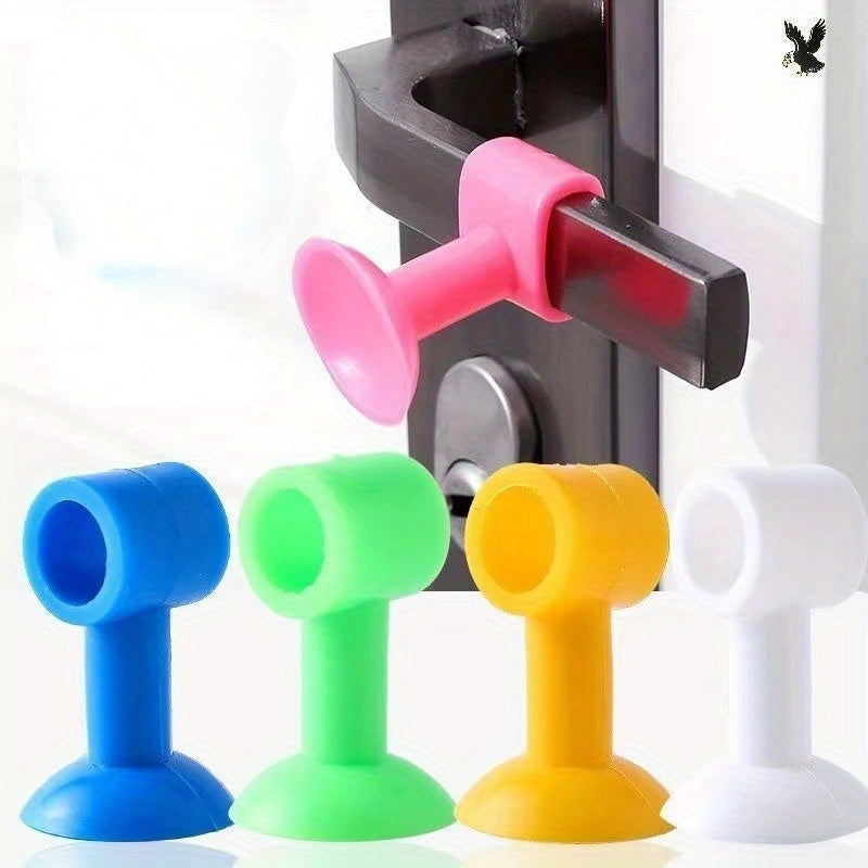 5pcs Silicone Door Stopper Anti-collision Pad for Toilet Bathroom Window