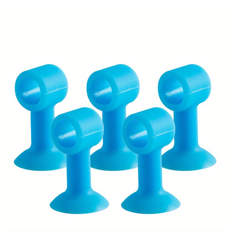 5pcs Silicone Door Stopper Anti-collision Pad for Toilet Bathroom Window