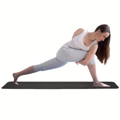 High Density Non-slip Yoga Mat Extra Thick Soft Fitness Mat with Carrying Strap