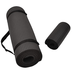 High Density Non-slip Yoga Mat Extra Thick Soft Fitness Mat with Carrying Strap