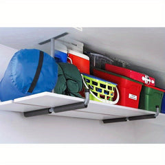 Metal Garage Storage Hook Rack Ceiling Installation Heavy Duty
