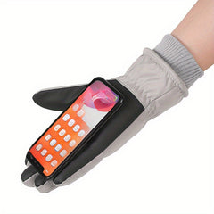 Warm Touch Screen Skiing Gloves for Skiing and Hiking