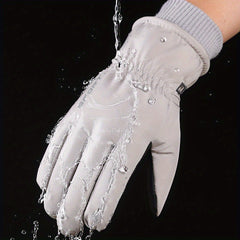 Warm Touch Screen Skiing Gloves for Skiing and Hiking