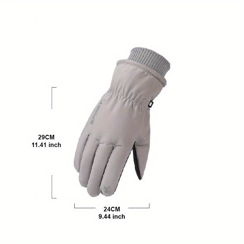 Warm Touch Screen Skiing Gloves for Skiing and Hiking