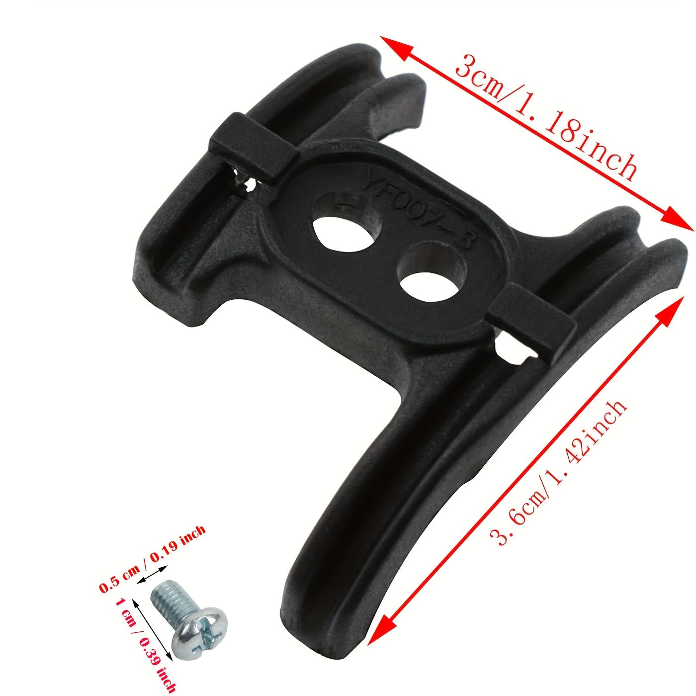 4pcs Bike BB Cable Guides w/ Screw Anti Friction Bicycle Accessory