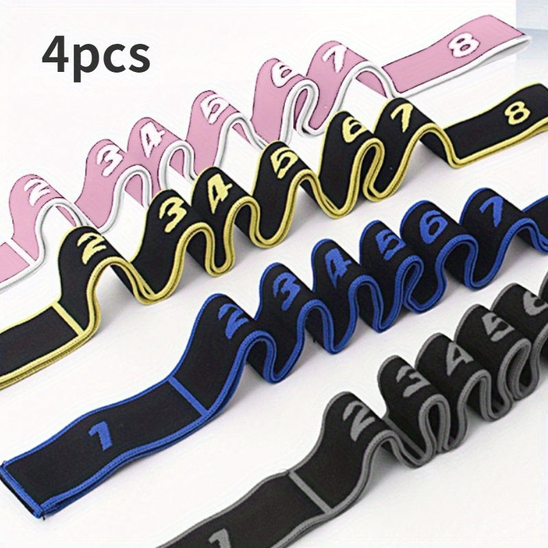 4pcs Yoga Resistance Rope for Fitness Stretching Bands