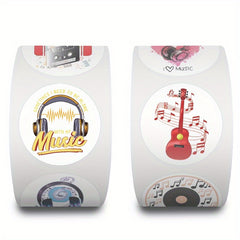 Music Device Element Stickers Waterproof DIY Friendly