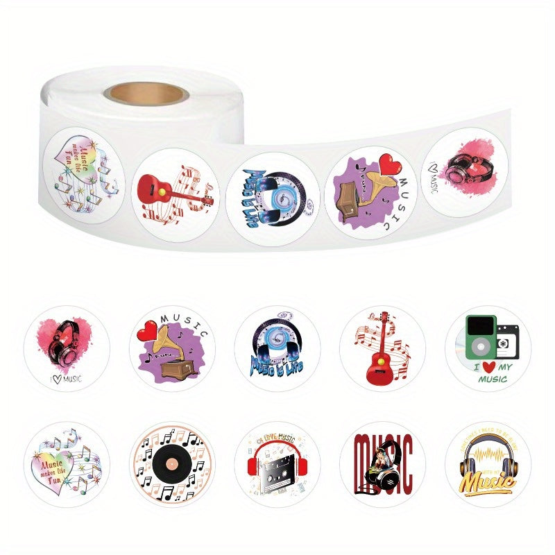 Music Device Element Stickers Waterproof DIY Friendly