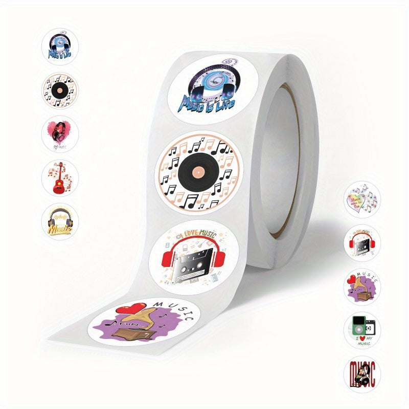 Music Device Element Stickers Waterproof DIY Friendly