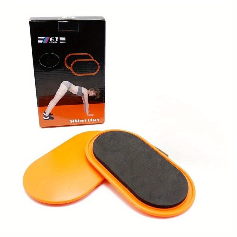 2pcs Fitness Gliding Discs For Abdominal Core Training