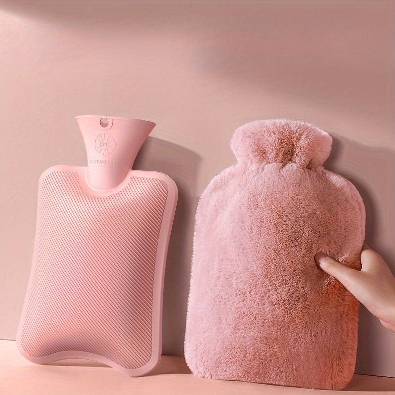 Plush Hand Warmer Water Bag Foot Warmer Waist Hot C