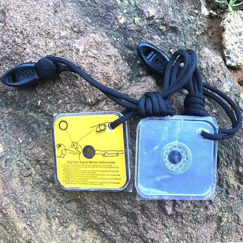Outdoor Sunlight Signal Mirror SOS Survival Mirror