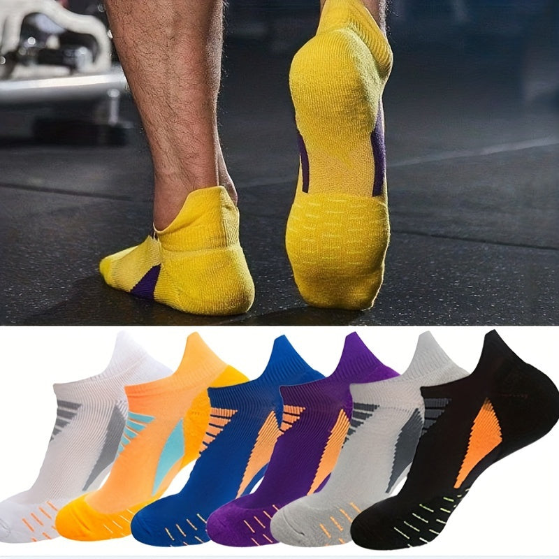 Men's Athletic Ankle Socks for Sports Running Soccer Cycling