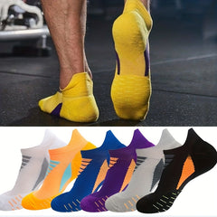 Men's Athletic Ankle Socks for Sports Running Soccer Cycling
