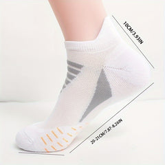 Men's Athletic Ankle Socks for Sports Running Soccer Cycling