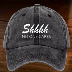 Casual Washed Letter Baseball Cap Sun Cap Outdoor Fishing Hiking Camping