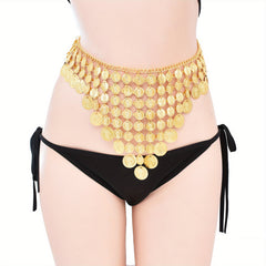 Sequins Coins Sweet Belly Dance Skirt Wrap