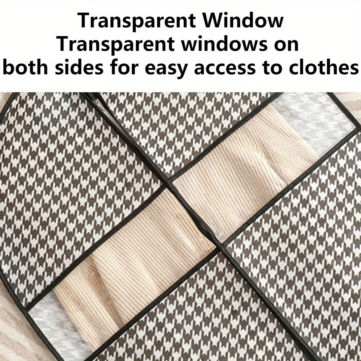 Garment Dust Cover Bag with Window for Storage