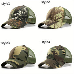 Adjustable Mesh Hat for Fishing Camping Hiking