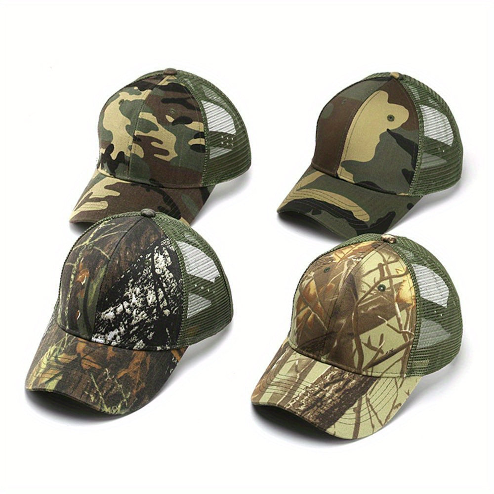 Adjustable Mesh Hat for Fishing Camping Hiking