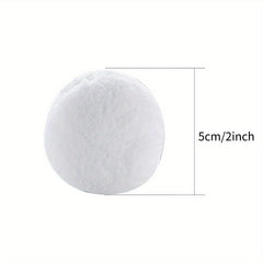 10pcs Plush Snowballs 2inch Christmas Snow Decorations Winter Family Games Balls