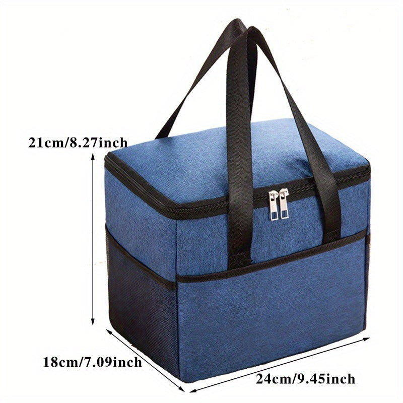 8L Waterproof Insulated Bag Aluminum Foil Outdoor Picnic Bag