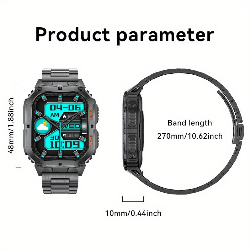 Women's Smart Watch Phone Music Call Compass IP68 Waterproof
