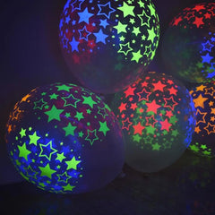 Luminous Polka Dots Latex Balloons Set for Anniversary