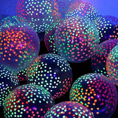 Luminous Polka Dots Latex Balloons Set for Anniversary