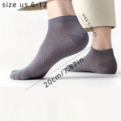 Thin Summer Breathable Ankle Socks Men's Casual Mesh Socks