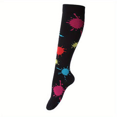 Funny Cartoon Striped Casual Socks for Men and Women