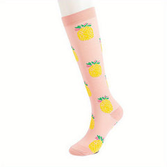 Funny Cartoon Striped Casual Socks for Men and Women
