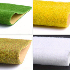 Roll Model Turf Paper Outdoor Landscape Green Turf Grassland Decoration