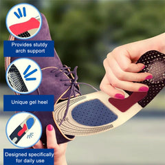 Cuttable Insoles Relieve Foot Discomfort Comfortable Sole Care Insoles