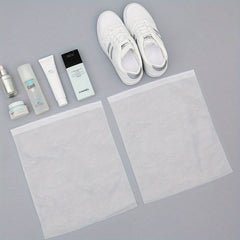 10pcs Shoe Drawstring Storage Bag Non Woven Fabric Dust Proof Shoe Bag