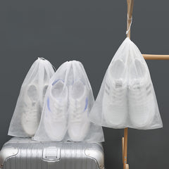 10pcs Shoe Drawstring Storage Bag Non Woven Fabric Dust Proof Shoe Bag