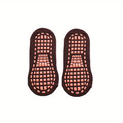 Yoga Pilates Silicone Anti Slip Grip Socks Ankle Dance Socks